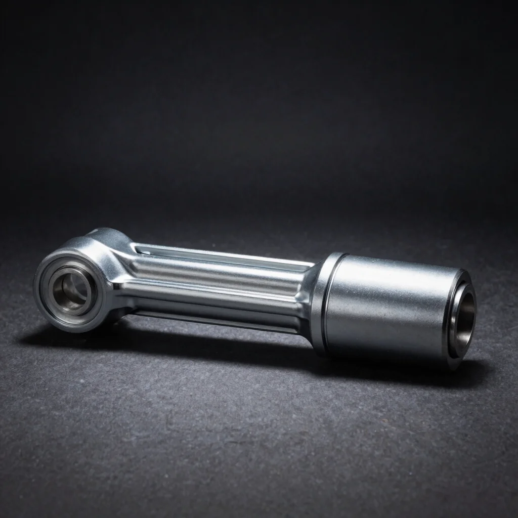 Clear close product view of a motorcycle upgrade component on cha